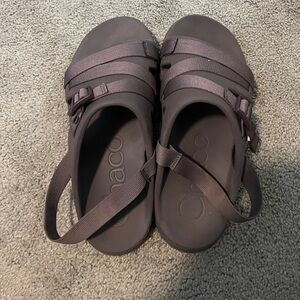 Chaco purple slides